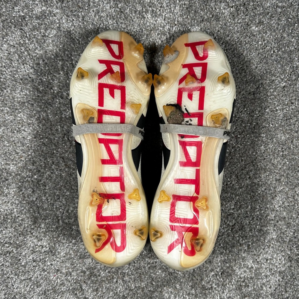 Adidas Predator Elite FT FG Soccer Cleats White Red Black ID8968 Mens 8.5 - Picture 6 of 9